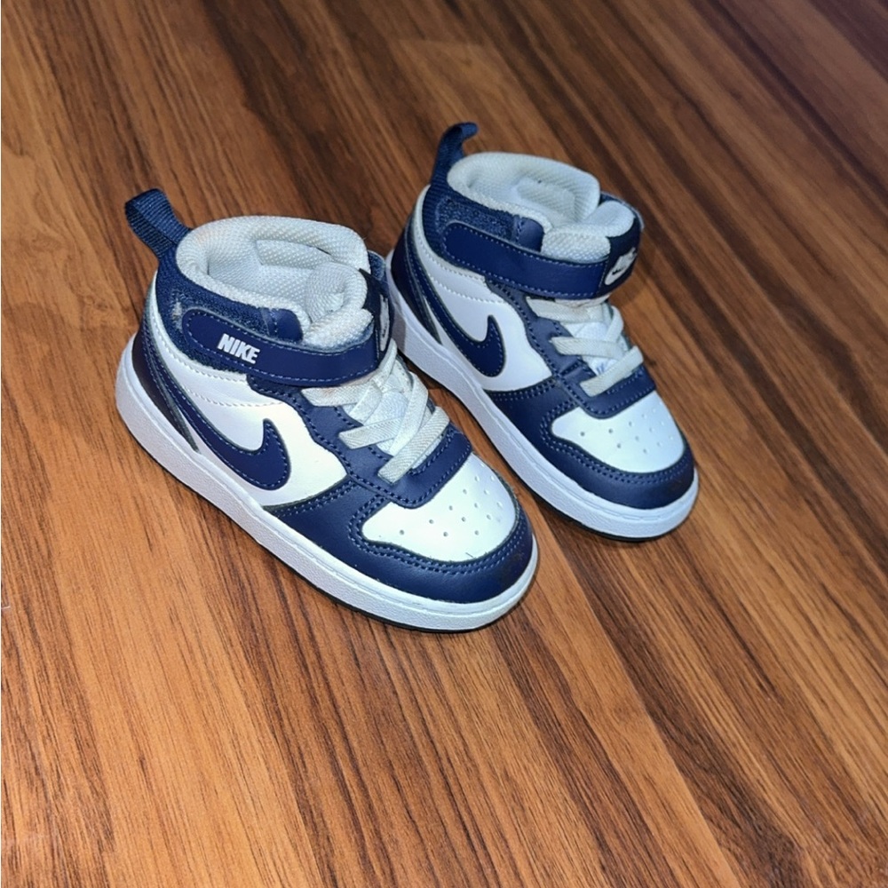 Nike Kids Blue and White Sneakers